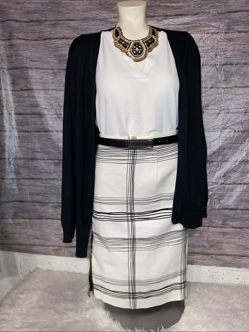 Maurices White V-Neck Dressy Tank Top